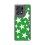 スリムプロテクションケース［ Stars - Green ］