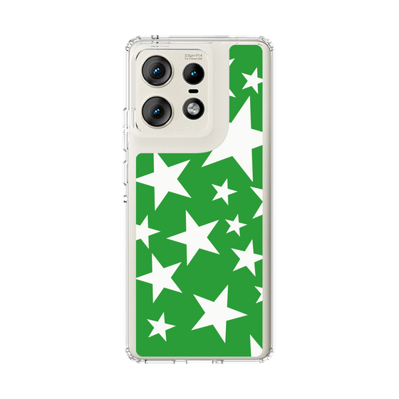 スリムプロテクションケース［ Stars - Green ］