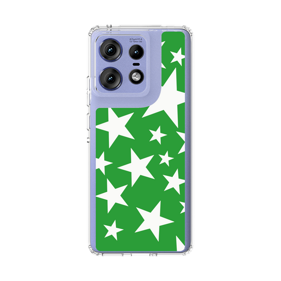 スリムプロテクションケース［ Stars - Green ］