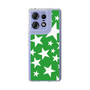 スリムプロテクションケース［ Stars - Green ］