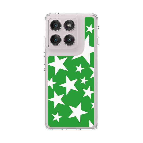 スリムプロテクションケース［ Stars - Green ］