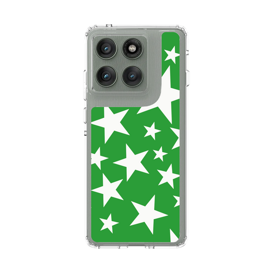 スリムプロテクションケース［ Stars - Green ］