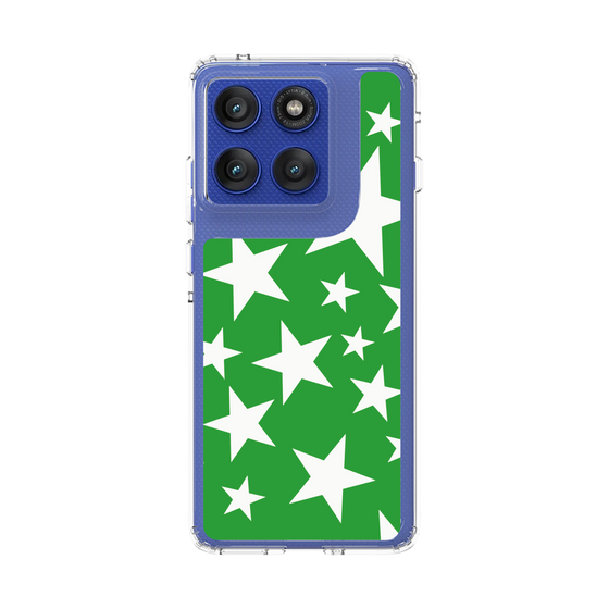 スリムプロテクションケース［ Stars - Green ］