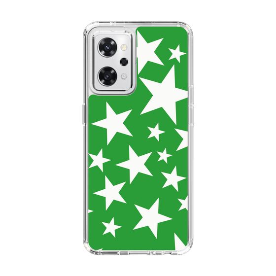 スリムプロテクションケース［ Stars - Green ］