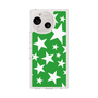 スリムプロテクションケース［ Stars - Green ］