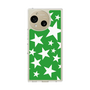 スリムプロテクションケース［ Stars - Green ］