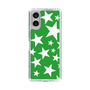 スリムプロテクションケース［ Stars - Green ］