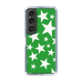 スリムプロテクションケース［ Stars - Green ］