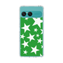 スリムプロテクションケース［ Stars - Green ］