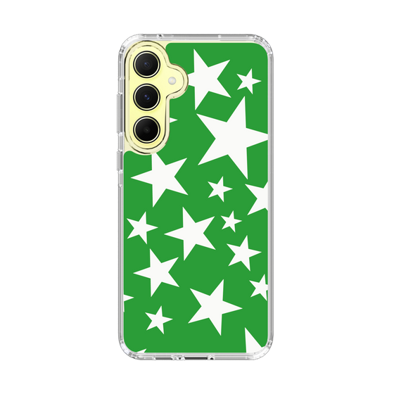 スリムプロテクションケース［ Stars - Green ］