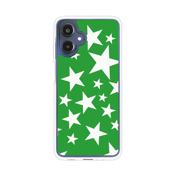 スリムプロテクションケース［ Stars - Green ］
