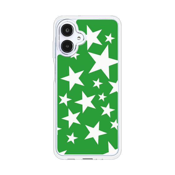 スリムプロテクションケース［ Stars - Green ］