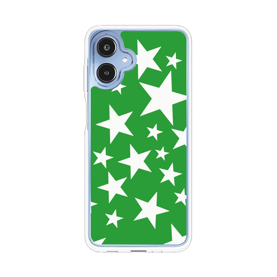 スリムプロテクションケース［ Stars - Green ］