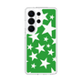 スリムプロテクションケース［ Stars - Green ］
