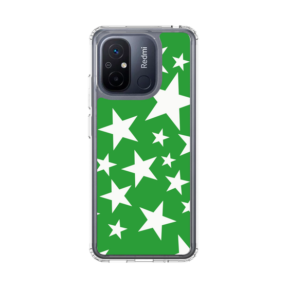 スリムプロテクションケース［ Stars - Green ］