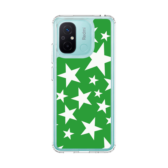 スリムプロテクションケース［ Stars - Green ］