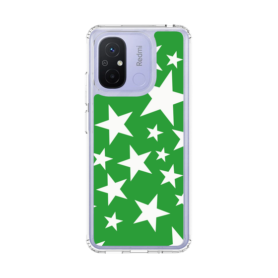 スリムプロテクションケース［ Stars - Green ］