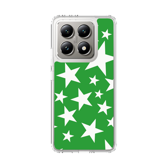 スリムプロテクションケース［ Stars - Green ］