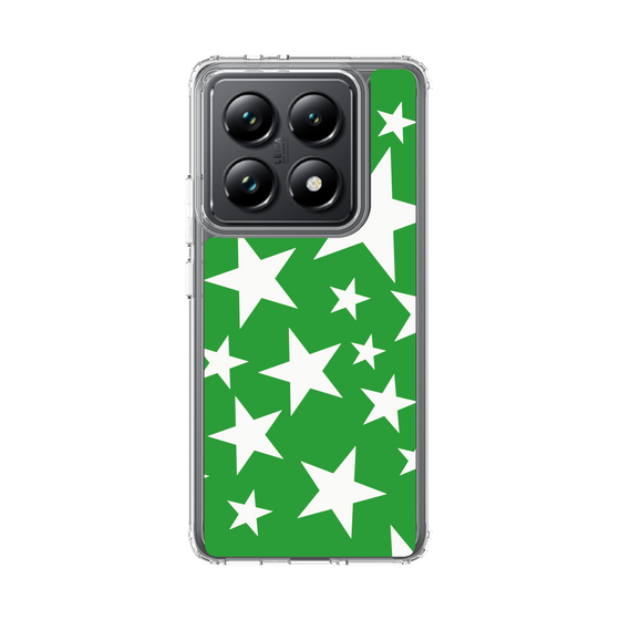 スリムプロテクションケース［ Stars - Green ］