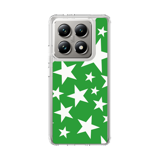 スリムプロテクションケース［ Stars - Green ］