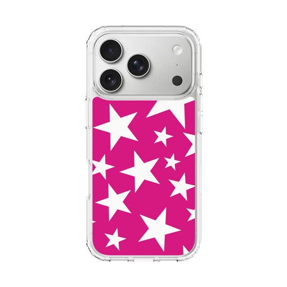スリムプロテクションケース［ Stars - Pink ］