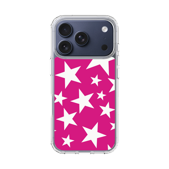 スリムプロテクションケース［ Stars - Pink ］