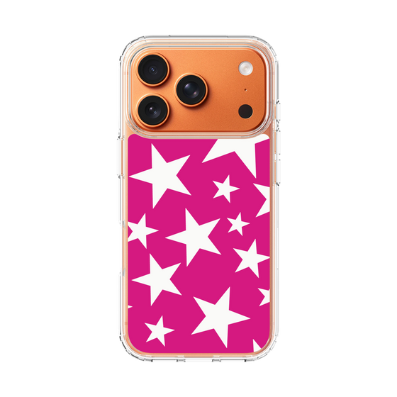 スリムプロテクションケース［ Stars - Pink ］