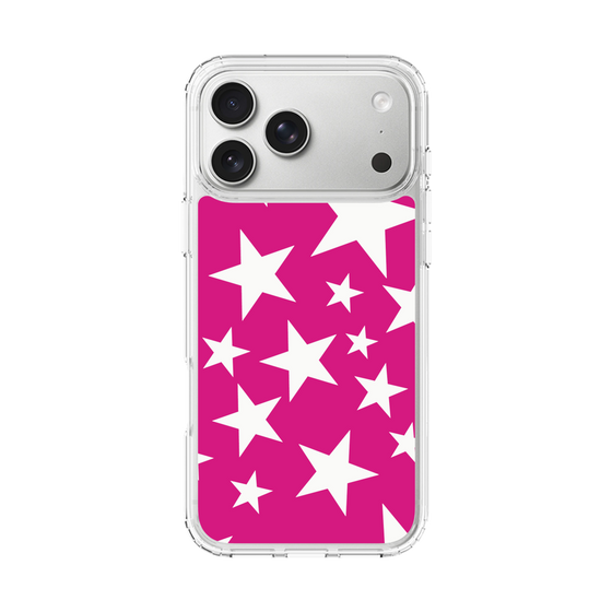 スリムプロテクションケース［ Stars - Pink ］