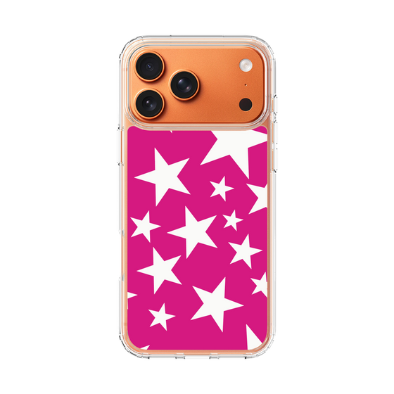 スリムプロテクションケース［ Stars - Pink ］