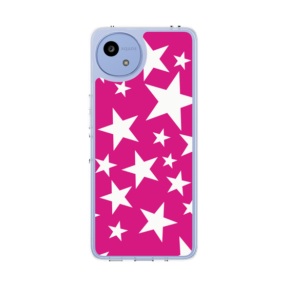 スリムプロテクションケース［ Stars - Pink ］
