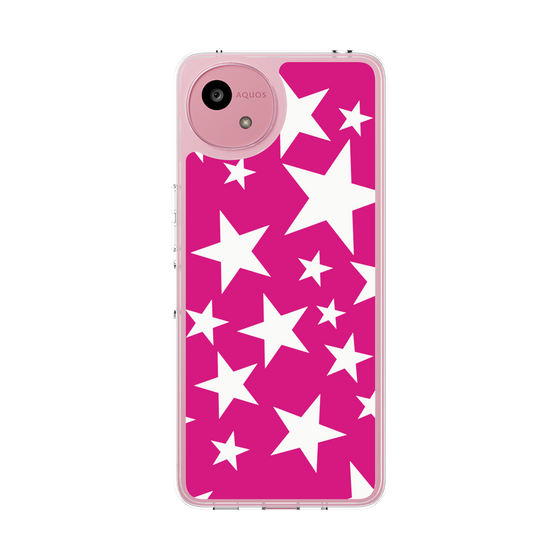 スリムプロテクションケース［ Stars - Pink ］