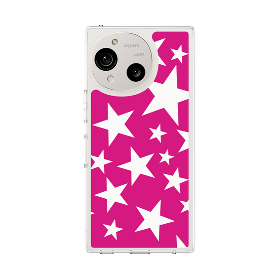 スリムプロテクションケース［ Stars - Pink ］