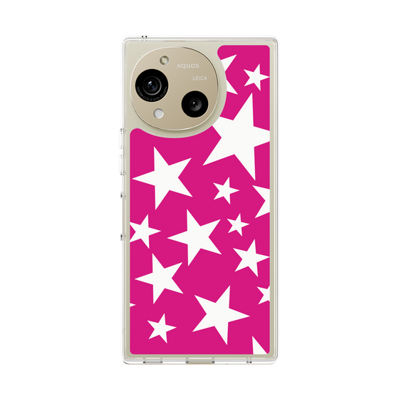 スリムプロテクションケース［ Stars - Pink ］