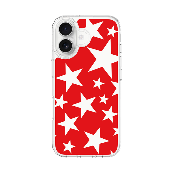 スリムプロテクションケース［ Stars - Red ］