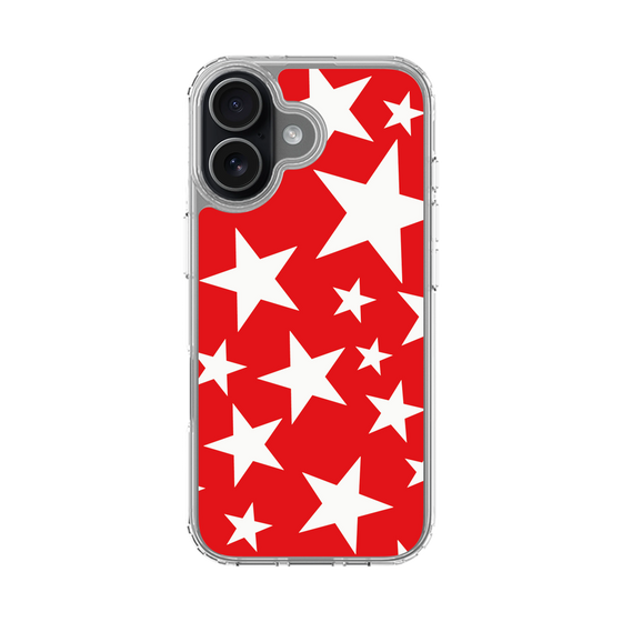 スリムプロテクションケース［ Stars - Red ］