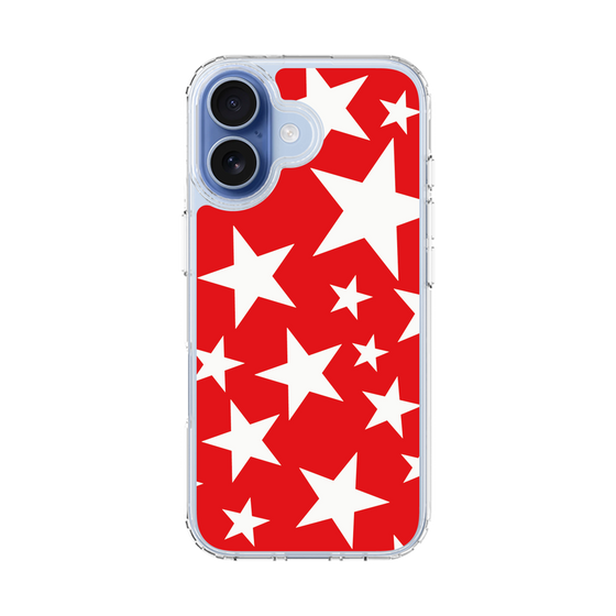 スリムプロテクションケース［ Stars - Red ］
