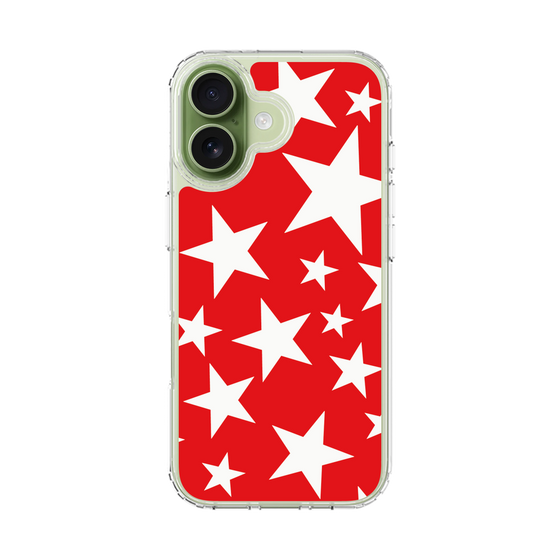 スリムプロテクションケース［ Stars - Red ］
