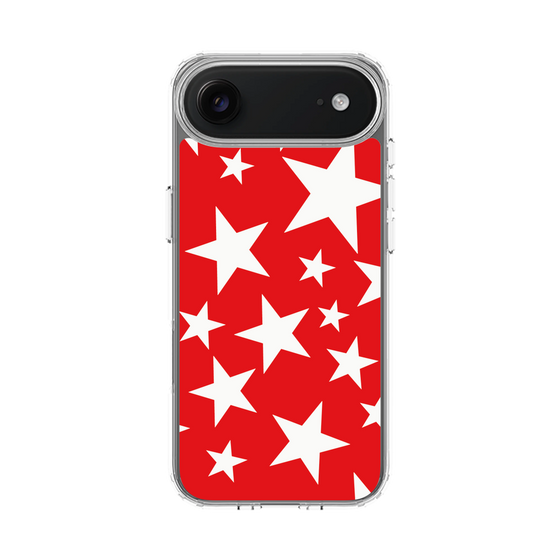 スリムプロテクションケース［ Stars - Red ］