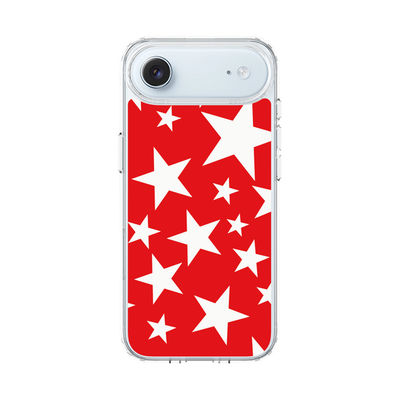 スリムプロテクションケース［ Stars - Red ］
