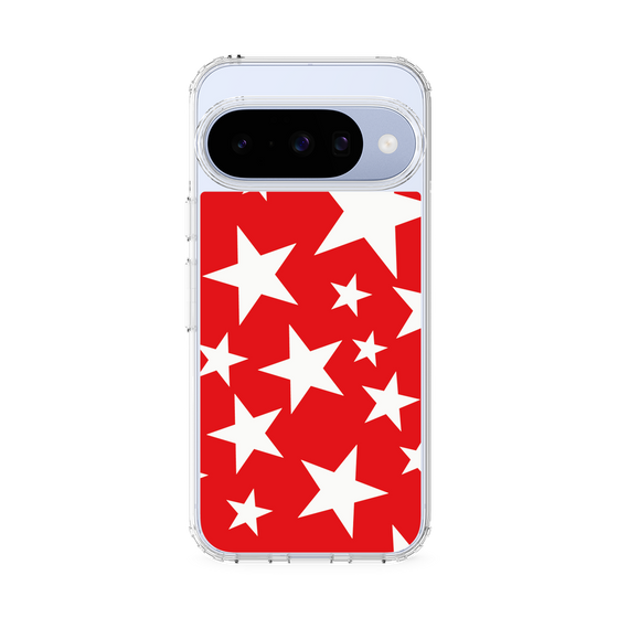 スリムプロテクションケース［ Stars - Red ］