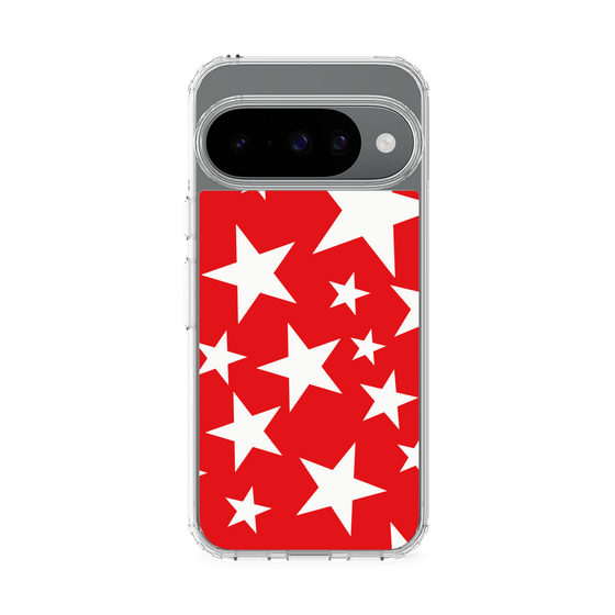 スリムプロテクションケース［ Stars - Red ］