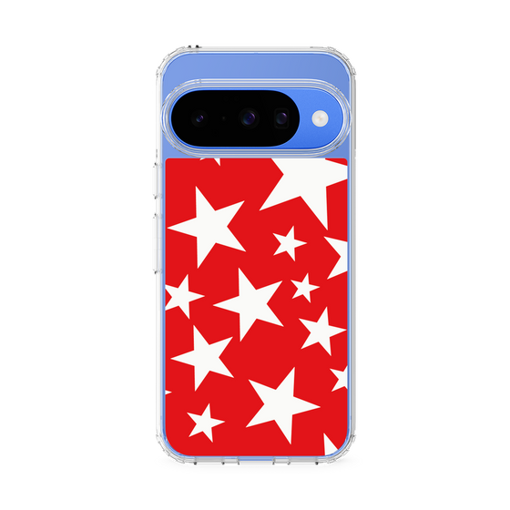スリムプロテクションケース［ Stars - Red ］
