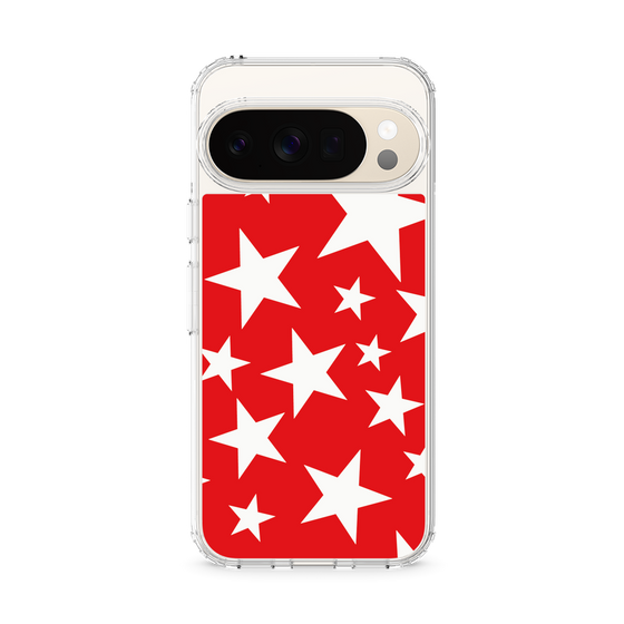 スリムプロテクションケース［ Stars - Red ］