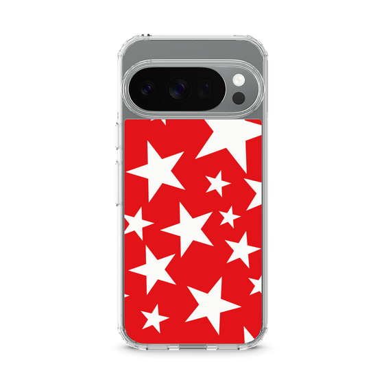 スリムプロテクションケース［ Stars - Red ］