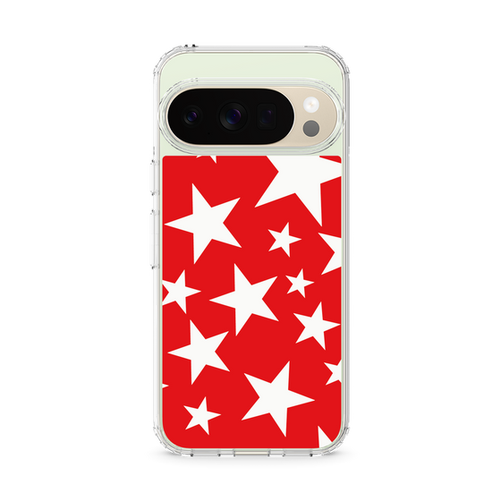スリムプロテクションケース［ Stars - Red ］