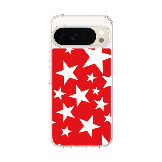 スリムプロテクションケース［ Stars - Red ］
