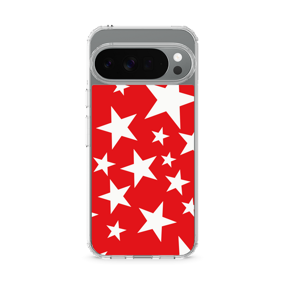 スリムプロテクションケース［ Stars - Red ］