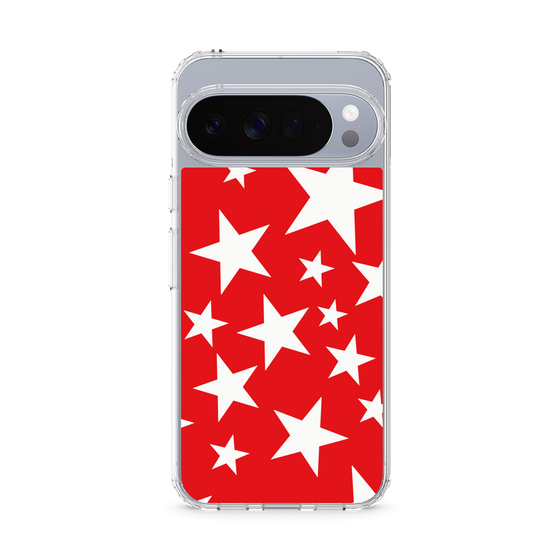 スリムプロテクションケース［ Stars - Red ］