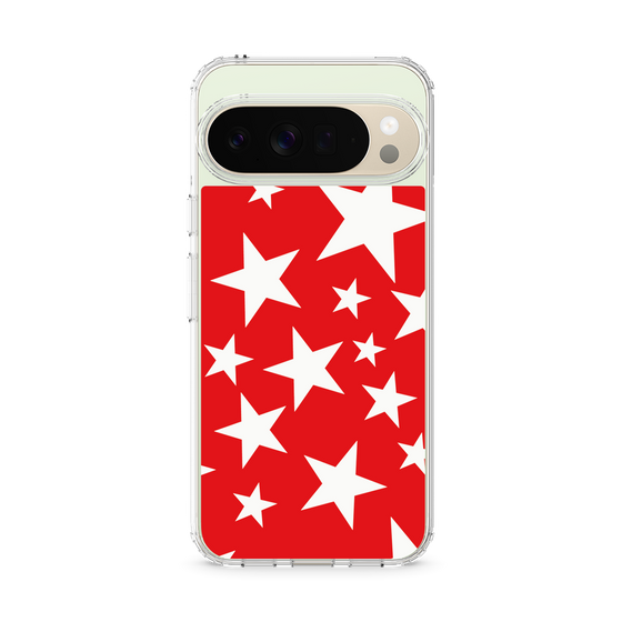 スリムプロテクションケース［ Stars - Red ］