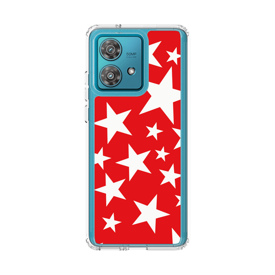 スリムプロテクションケース［ Stars - Red ］